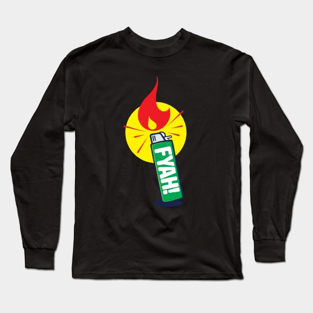 Fyah! Long Sleeve T-Shirt by Forest